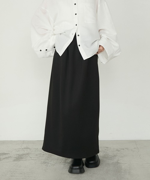セール】【forksy.】ダンボールパイピングポケットコクーンスカート