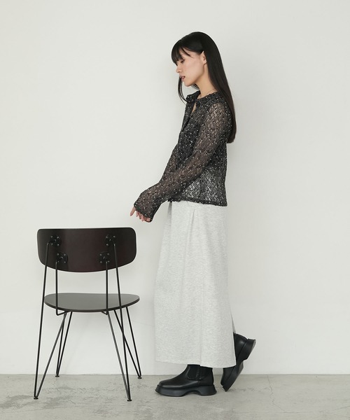 forksy.(フォルクシー)の「【forksy.】ダンボールパイピングポケットコクーンスカート(スカート・レディース・ライトグレー/モカ/ブラック・FREE)」の18枚目の写真