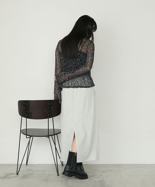 forksy.(フォルクシー)の「【forksy.】ダンボールパイピングポケットコクーンスカート(スカート・レディース・ライトグレー/モカ/ブラック・FREE)」の19枚目の写真