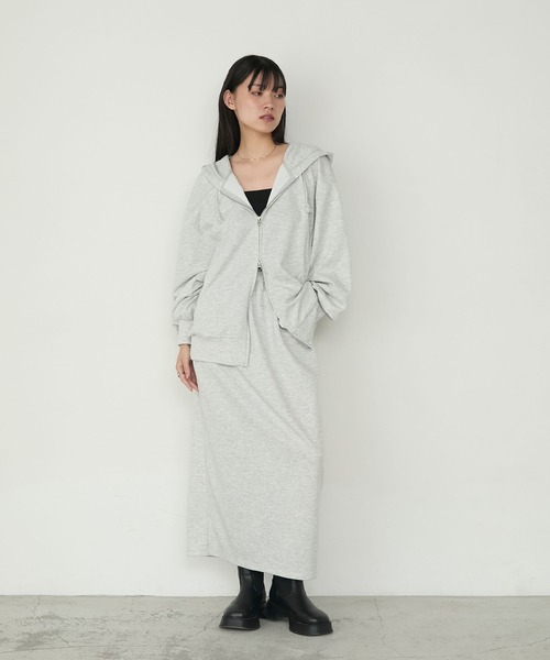 セール】【forksy.】ダンボールパイピングポケットコクーンスカート