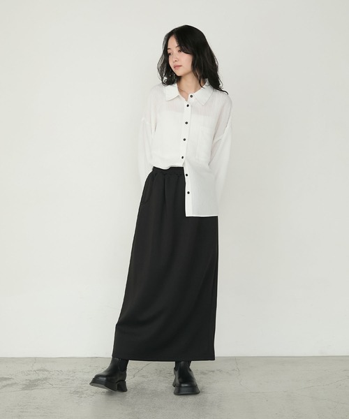 forksy.】ダンボールパイピングポケットコクーンスカート forksy