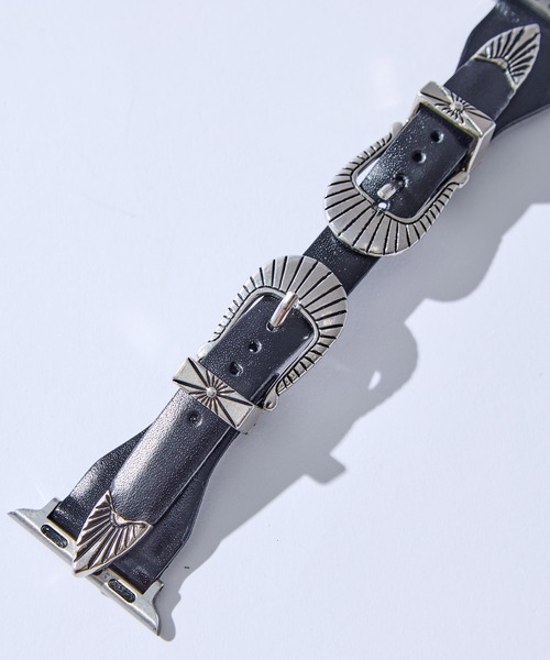 TOGA TOO/トーガトゥー】Double buckle watch belt/ダブルバックル