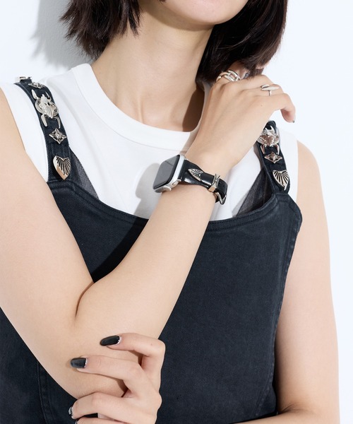 TOGA TOO/トーガトゥー】Double buckle watch belt/ダブルバックル