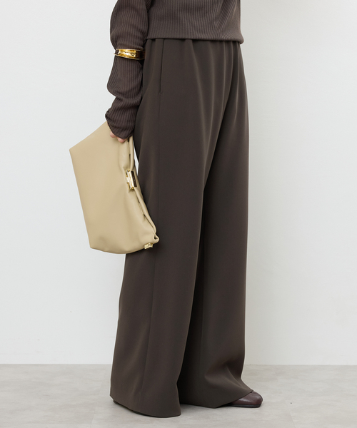 Deuxieme Classe(ドゥーズィエムクラス)の「Sofia イージーパンツ(その他パンツ・レディース・ネイビー/ブラウン・38/34/36)」の13枚目の写真