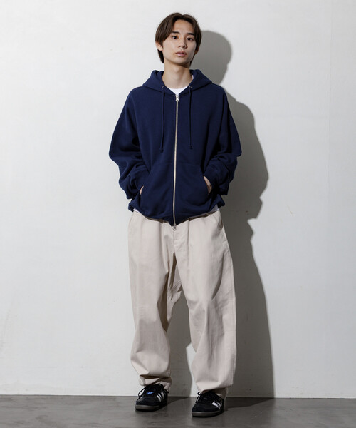 セール】限定展開 リラックスフィット ジップアップ パーカー