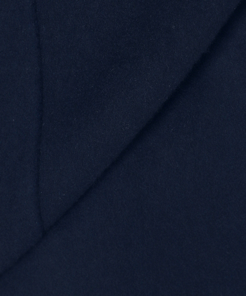 souple wool ダブルフェイスロングコート（チェスターコート）｜SLOBE