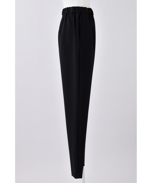 ENFOLD（エンフォルド）の「ダブルクロス Relaxトラウザー（スラックス・レディース・チャコールグレー/ブラック・40/38/36）」の5枚目の写真