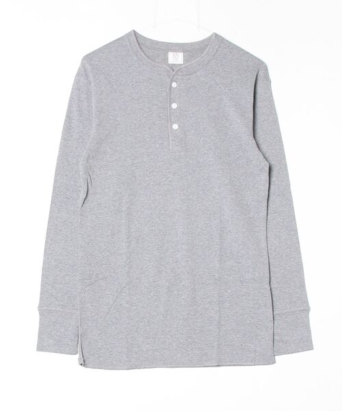 JEMORGAN(ジェーイーモーガン)の「【JEMORGAN / ジェーイーモーガン】フライスパックロングスリーブヘンリーネックTシャツ(Tシャツ/カットソー・メンズ・チャコールグレー/杢グレー/ブラック/ホワイト・LARGE/X-LARGE/MEDIUM)」の4枚目の写真