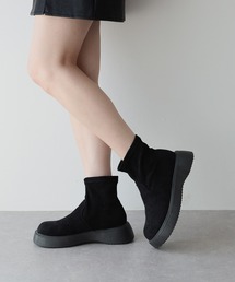 BLUEEAST | スウェードソックスブーツ(ブーツ)