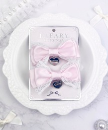 LAFARY | フリルリボン(バレッタ/ヘアクリップ)