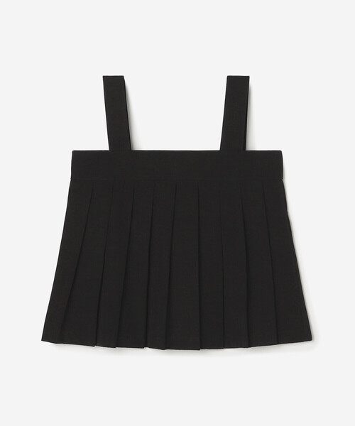Bshop（ビショップ）の「eunoia | プリーツ ベスト WOMEN（ベスト・レディース・ブラック・ONE）」の2枚目の写真