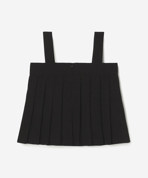 Bshop（ビショップ）の「eunoia | プリーツ ベスト WOMEN（ベスト・レディース・ブラック・ONE）」の3枚目の写真