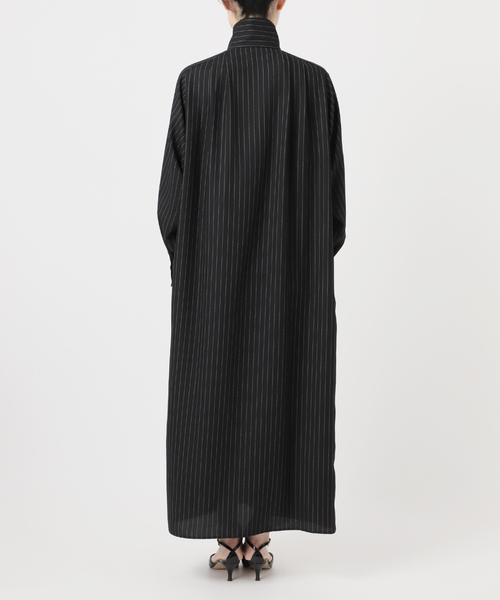 A PUPIL（アピューピル）の「【A PUPIL/ア ピューピル】HNK RGLN DR STRIPES：ワンピース（ワンピース・レディース・ブラック・SMALL）」の7枚目の写真