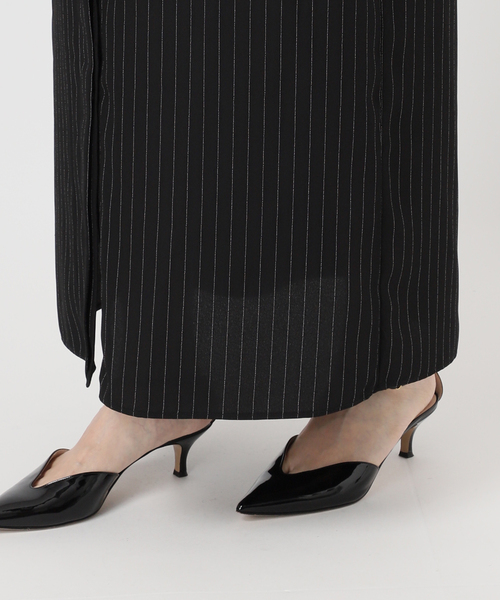 A PUPIL（アピューピル）の「【A PUPIL/ア ピューピル】HNK RGLN DR STRIPES：ワンピース（ワンピース・レディース・ブラック・SMALL）」の12枚目の写真