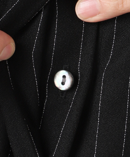 A PUPIL（アピューピル）の「【A PUPIL/ア ピューピル】HNK RGLN DR STRIPES：ワンピース（ワンピース・レディース・ブラック・SMALL）」の15枚目の写真