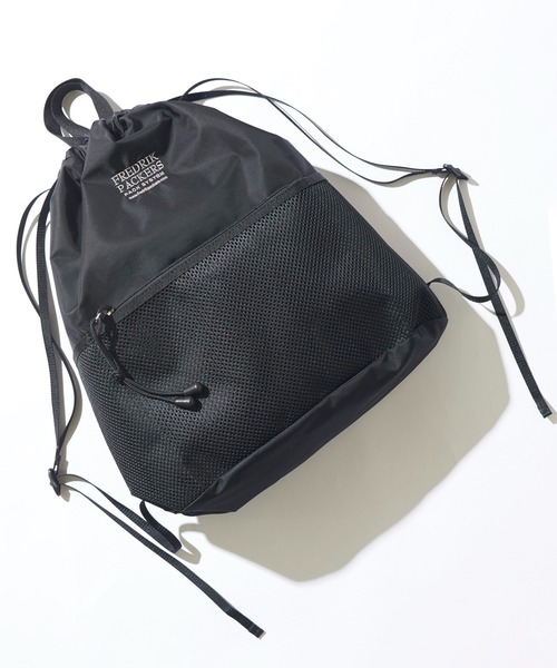 FREDRIK PACKERS（フレドリックパッカーズ）の「【FREDRIK PACKERS】≪別注≫POMELO　ライトナップサック/ナップザック 超軽量（バックパック/リュック・レディース・ブラック系その他3/チャコールグレー/ブラック系その他2/ブラック系1・FREE）」の6枚目の写真