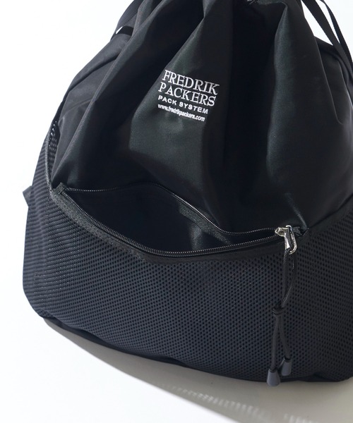 FREDRIK PACKERS（フレドリックパッカーズ）の「【FREDRIK PACKERS】≪別注≫POMELO　ライトナップサック/ナップザック 超軽量（バックパック/リュック・レディース・ブラック系その他3/チャコールグレー/ブラック系その他2/ブラック系1・FREE）」の22枚目の写真