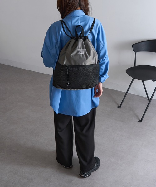 FREDRIK PACKERS（フレドリックパッカーズ）の「【FREDRIK PACKERS】≪別注≫POMELO　ライトナップサック/ナップザック 超軽量（バックパック/リュック・レディース・ブラック系その他3/チャコールグレー/ブラック系その他2/ブラック系1・FREE）」の15枚目の写真