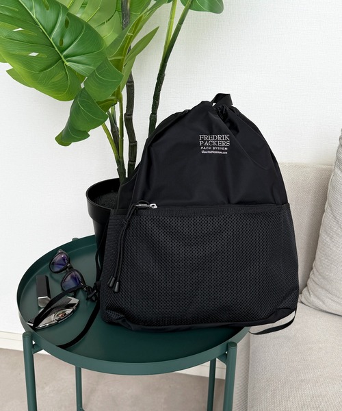 FREDRIK PACKERS(フレドリックパッカーズ)の「【FREDRIK PACKERS】≪別注≫POMELO ライトナップサック/ナップザック 超軽量(バックパック/リュック・レディース・ブラック系その他3/チャコールグレー/ブラック系その他2/ブラック系1・FREE)」の15枚目の写真
