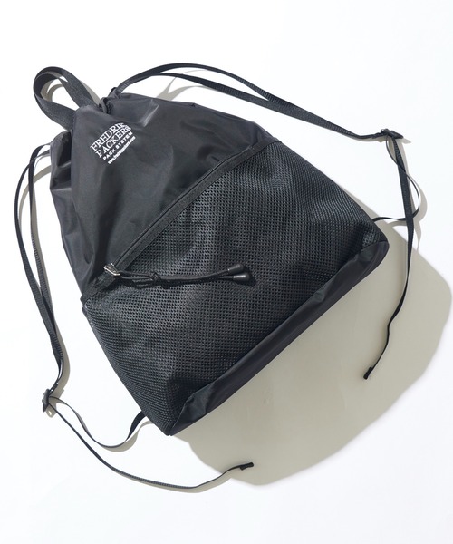 FREDRIK PACKERS(フレドリックパッカーズ)の「【FREDRIK PACKERS】≪別注≫POMELO ライトナップサック/ナップザック 超軽量(バックパック/リュック・レディース・ブラック系その他3/チャコールグレー/ブラック系その他2/ブラック系1・FREE)」の11枚目の写真