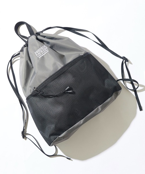 FREDRIK PACKERS(フレドリックパッカーズ)の「【FREDRIK PACKERS】≪別注≫POMELO ライトナップサック/ナップザック 超軽量(バックパック/リュック・レディース・ブラック系その他3/チャコールグレー/ブラック系その他2/ブラック系1・FREE)」の5枚目の写真