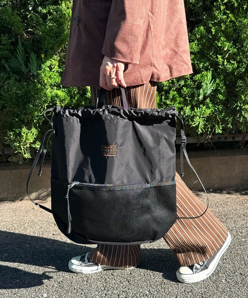 FREDRIK PACKERS(フレドリックパッカーズ)の「【FREDRIK PACKERS】≪別注≫POMELO ライトナップサック/ナップザック 超軽量(バックパック/リュック・レディース・ブラック系その他3/チャコールグレー/ブラック系その他2/ブラック系1・FREE)」の20枚目の写真