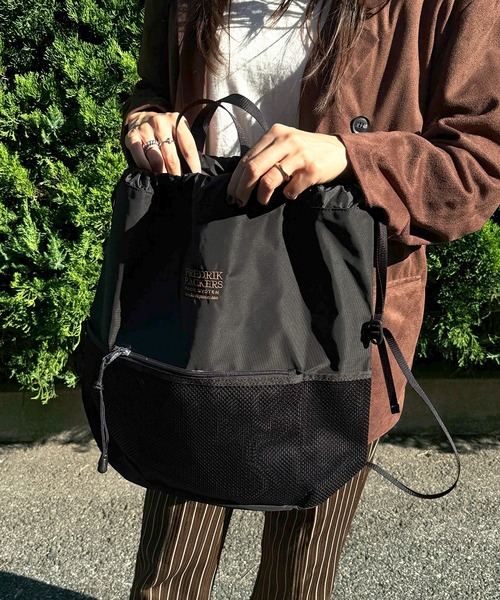 FREDRIK PACKERS(フレドリックパッカーズ)の「【FREDRIK PACKERS】≪別注≫POMELO ライトナップサック/ナップザック 超軽量(バックパック/リュック・レディース・ブラック系その他3/チャコールグレー/ブラック系その他2/ブラック系1・FREE)」の19枚目の写真