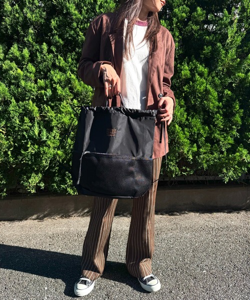 FREDRIK PACKERS(フレドリックパッカーズ)の「【FREDRIK PACKERS】≪別注≫POMELO ライトナップサック/ナップザック 超軽量(バックパック/リュック・レディース・ブラック系その他3/チャコールグレー/ブラック系その他2/ブラック系1・FREE)」の16枚目の写真