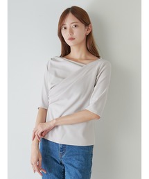 SNIDEL | ワンショルダードレープカットソー(Tシャツ/カットソー)