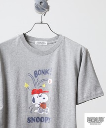 PEANUTS プリント天竺半袖Tシャツ