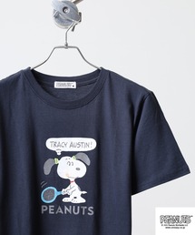 PEANUTS プリント天竺半袖Tシャツ