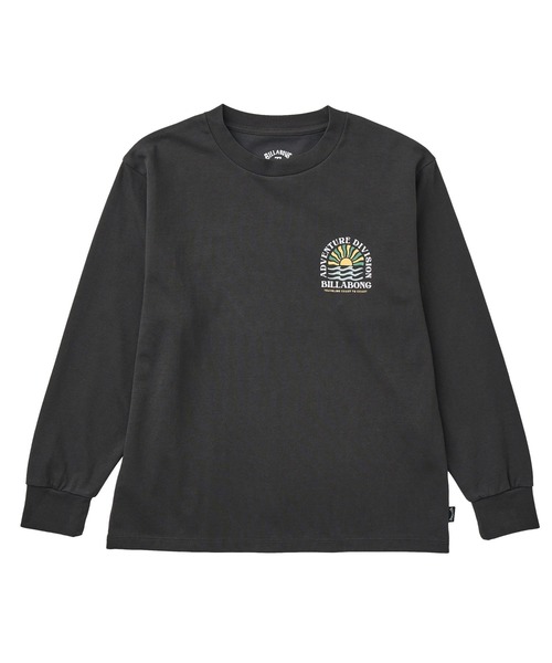 BILLABONG（ビラボン）の「BILLABONG キッズ SUNRISE COAST ロンＴ 【2025年秋冬モデル】/ビラボンキッズバックプリント長袖ロンT（Tシャツ/カットソー・キッズ・ブラック系その他/グリーン系その他・140/150/160）」の7枚目の写真