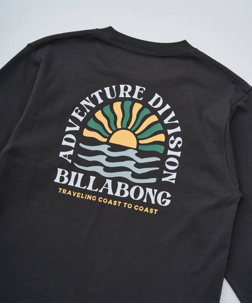 BILLABONG（ビラボン）の「BILLABONG キッズ SUNRISE COAST ロンＴ 【2025年秋冬モデル】/ビラボンキッズバックプリント長袖ロンT（Tシャツ/カットソー・キッズ・ブラック系その他/グリーン系その他・140/150/160）」の9枚目の写真