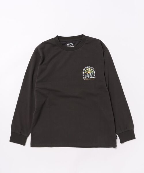 BILLABONG（ビラボン）の「BILLABONG キッズ SUNRISE COAST ロンＴ 【2025年秋冬モデル】/ビラボンキッズバックプリント長袖ロンT（Tシャツ/カットソー・キッズ・ブラック系その他/グリーン系その他・140/150/160）」の6枚目の写真