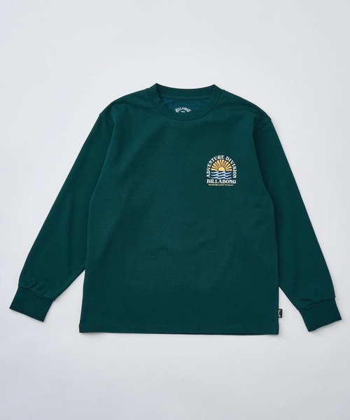 BILLABONG（ビラボン）の「BILLABONG キッズ SUNRISE COAST ロンＴ 【2025年秋冬モデル】/ビラボンキッズバックプリント長袖ロンT（Tシャツ/カットソー・キッズ・ブラック系その他/グリーン系その他・140/150/160）」の5枚目の写真