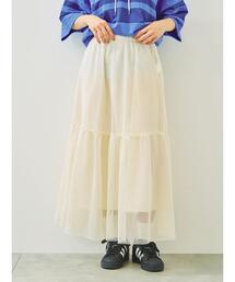 セルフカット メッシュスカート