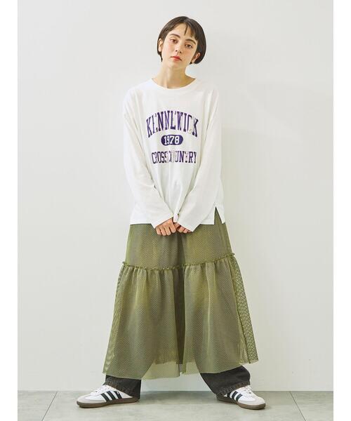 SM2（エスエムツー）の「セルフカット メッシュスカート（スカート・レディース・カーキ/ブラック/クリーム・F）」の11枚目の写真