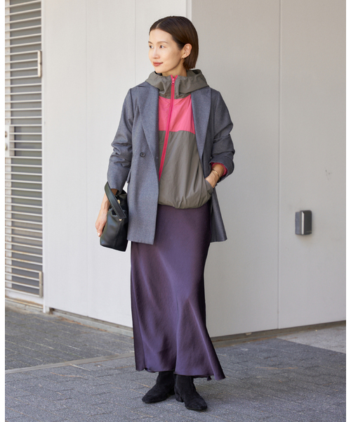 IENA（イエナ）の「LA HUTTE/ラ ユット カラーフードパーカー（マウンテンパーカー・レディース・ブラウン/ピンク・FREE）」の19枚目の写真