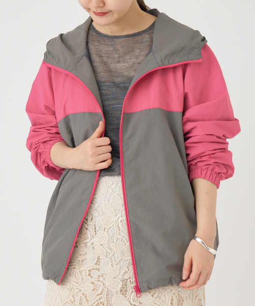 IENA（イエナ）の「LA HUTTE/ラ ユット カラーフードパーカー（マウンテンパーカー・レディース・ブラウン/ピンク・FREE）」の22枚目の写真