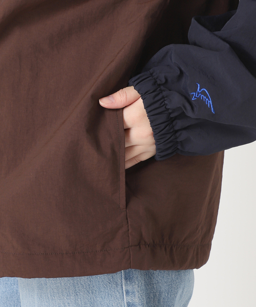 IENA（イエナ）の「LA HUTTE/ラ ユット カラーフードパーカー（マウンテンパーカー・レディース・ブラウン/ピンク・FREE）」の4枚目の写真