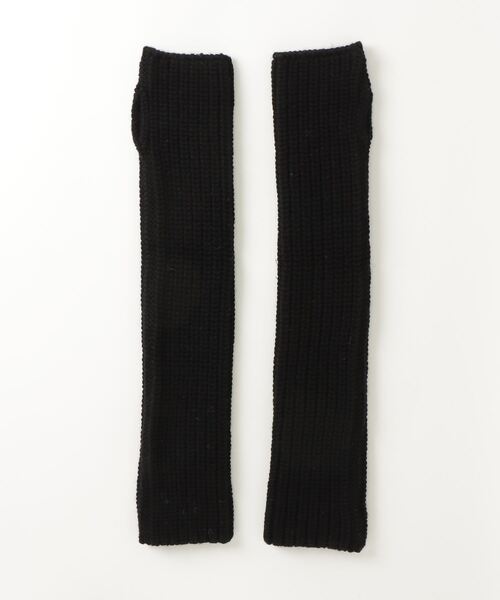 JOHN LAWRENCE SULLIVAN（ジョンローレンスサリバン）の「RIBED FINGERLESS KNIT GLOVES（手袋・メンズ・グレー/ブラック・ONE SIZE）」の3枚目の写真