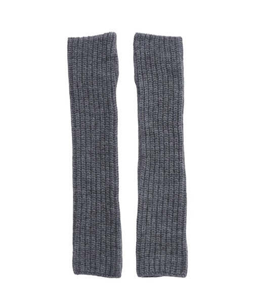 JOHN LAWRENCE SULLIVAN（ジョンローレンスサリバン）の「RIBED FINGERLESS KNIT GLOVES（手袋・メンズ・グレー/ブラック・ONE SIZE）」の2枚目の写真