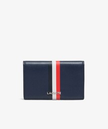 LACOSTE(ラコステ)のトリコロールプリントレザーカードケース(カードケース)