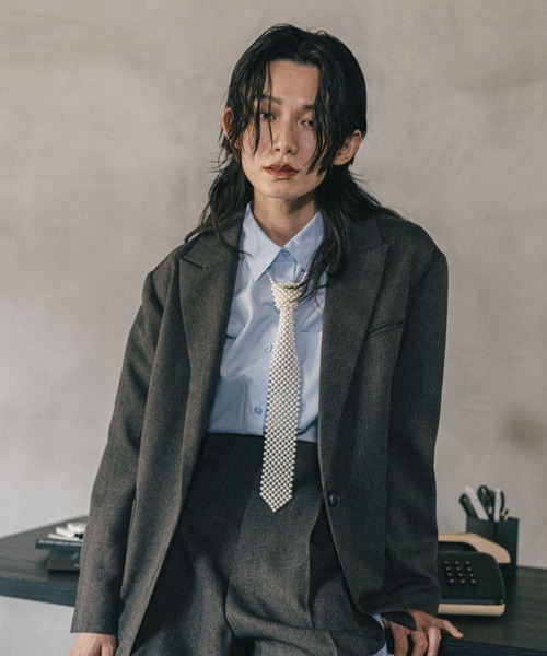 LEPSIM(レプシィム)の「《オフィスライン》アソートネクタイネックレス 592479(ネックレス・レディース・シルバー/ブラック/アイボリー・ONE SIZE)」の19枚目の写真
