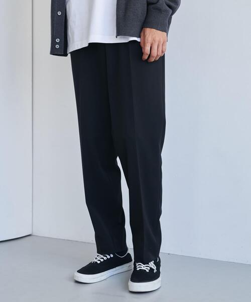 URBAN RESEARCH DOORS（アーバンリサーチドアーズ）の「『仁村紗和さん着用』『UR TECH』完声テーパードトラウザー（その他パンツ・メンズ・ブラック/チャコールグレー/ネイビー/ブラウン・SMALL/MEDIUM/LARGE/X-LARGE）」の4枚目の写真