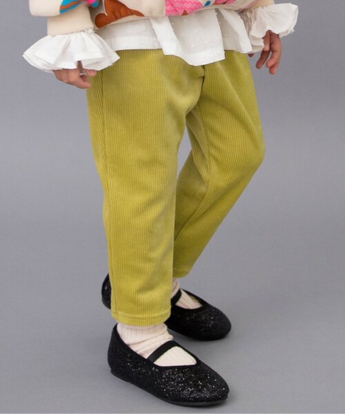 BREEZE（ブリーズ）の「【あったか素材】DAISUKI カットコールパンツ_ジュニア対応（その他パンツ・キッズ・ブラウン/キャメル/グリーン/レッド/ベージュ/ネイビー/イエロー/ブラック・80/90/100/110/120/130/140）」の6枚目の写真