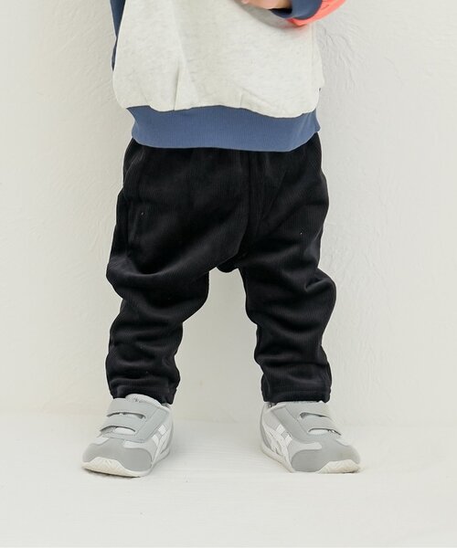 BREEZE（ブリーズ）の「【あったか素材】DAISUKI カットコールパンツ_ジュニア対応（その他パンツ・キッズ・ブラウン/キャメル/グリーン/レッド/ベージュ/ネイビー/イエロー/ブラック・80/90/100/110/120/130/140）」の2枚目の写真