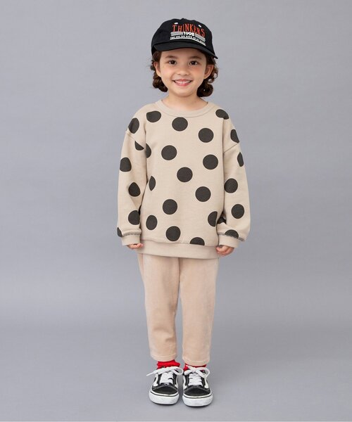 BREEZE（ブリーズ）の「【あったか素材】DAISUKI カットコールパンツ_ジュニア対応（その他パンツ・キッズ・ブラウン/キャメル/グリーン/レッド/ベージュ/ネイビー/イエロー/ブラック・80/90/100/110/120/130/140）」の17枚目の写真