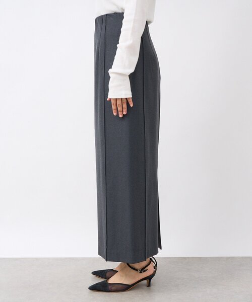 RIVE DROITE(リヴドロワ)の「【暖かく着れる】両面起毛ピンタックナロースカート(スカート・レディース・グレー/ブラウン/オフホワイト・36/38)」の19枚目の写真