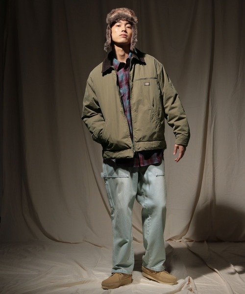 niko and...（ニコアンド）の「【Dickies(ディッキーズ)】別注 CN CLOTH WORK JACKET（その他アウター・メンズ・ブラック/カーキ・MEDIUM/LARGE）」の22枚目の写真